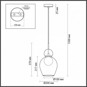 Подвесной светильник Odeon Light Blacky 2 5023/1 в Ишиме - ishim.mebel24.online | фото 5