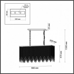 Подвесной светильник Odeon Light Chokka 5028/9A в Ишиме - ishim.mebel24.online | фото 5