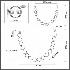 Подвесной светильник Odeon Light Jemstone 5085/64L в Ишиме - ishim.mebel24.online | фото 7