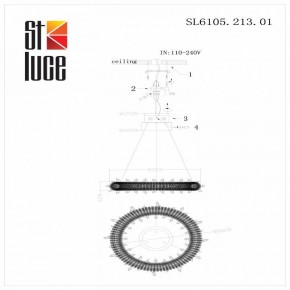 Подвесной светильник ST-Luce Lucchero SL6105.213.01 в Ишиме - ishim.mebel24.online | фото 6