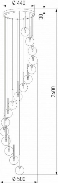 Подвесной светильник TK Lighting Aurora 10182 Aurora в Ишиме - ishim.mebel24.online | фото 2