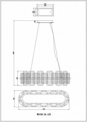 Подвесной светильник Wertmark Nelly WE158.24.123 в Ишиме - ishim.mebel24.online | фото 3