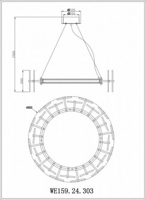 Подвесной светильник Wertmark Nicola WE159.24.303 в Ишиме - ishim.mebel24.online | фото 3