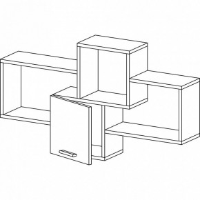 Полка комбинированная Флэш-25 в Ишиме - ishim.mebel24.online | фото 2