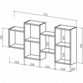 Полка комбинированная Флэш-29 в Ишиме - ishim.mebel24.online | фото 3