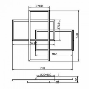 Потолочная люстра Maytoni Line MOD016CL-L80BK в Ишиме - ishim.mebel24.online | фото 2