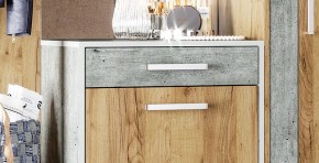 Прихожая Кензо (крафт/бетон) вешалка+шкаф в Ишиме - ishim.mebel24.online | фото 5