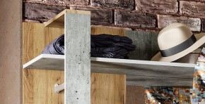 Прихожая Кензо (крафт/бетон) вешалка+шкаф в Ишиме - ishim.mebel24.online | фото 6