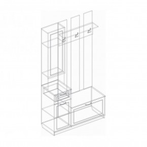Прихожая "ПФ-09" Филадельфия в Ишиме - ishim.mebel24.online | фото 2
