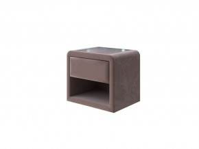 PROxSON Тумба Cube (Ткань: Велюр Shaggy Chocolate) 52x41 в Ишиме - ishim.mebel24.online | фото