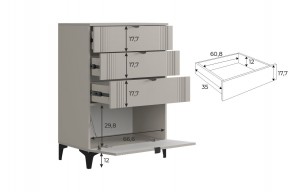 РИЧ Гостиная (модульная) кашемир в Ишиме - ishim.mebel24.online | фото 6