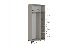 РИЧ Шкаф двухдверный в Ишиме - ishim.mebel24.online | фото 3