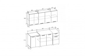 РИО-1 ЛДСП Кухонный гарнитур 1,8 м в Ишиме - ishim.mebel24.online | фото 7