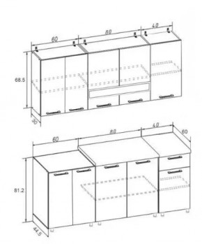 РИО-2 ЛДСП Кухонный гарнитур 1,8 м в Ишиме - ishim.mebel24.online | фото 7