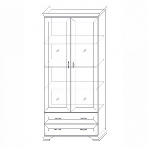 Шкаф (2 стеклодвери) Сиена в Ишиме - ishim.mebel24.online | фото 6