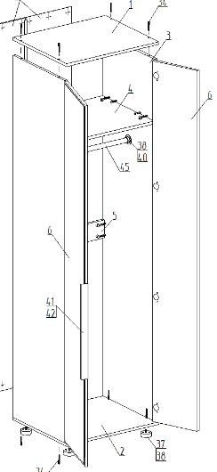 Шкаф 2-ств. для одежды "Лео" в Ишиме - ishim.mebel24.online | фото 2