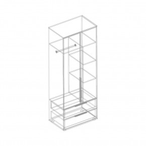 Шкаф 2-ств. с 2 ящиками "Лео" в Ишиме - ishim.mebel24.online | фото 3
