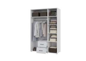 Шкаф 3-х створчатый с ящиками VICTOR (Белый) в Ишиме - ishim.mebel24.online | фото 2