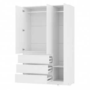 Шкаф 3-х створчатый Симпл ШК-08 (белый) в Ишиме - ishim.mebel24.online | фото 2