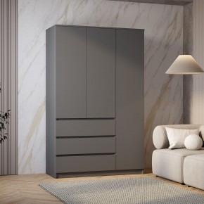 Шкаф 3-х створчатый Симпл ШК-08 (графит) в Ишиме - ishim.mebel24.online | фото 3