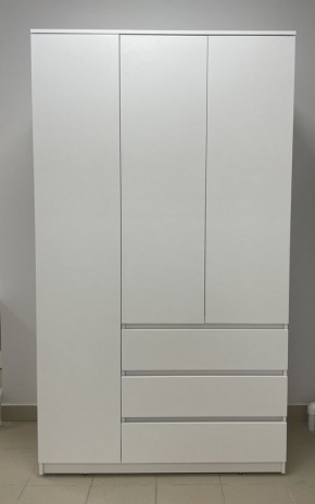 Шкаф 3-ств. с 3 ящиками "Бьянко" в Ишиме - ishim.mebel24.online | фото 3