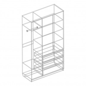 Шкаф 3-ств. с 3 ящиками "Бьянко" в Ишиме - ishim.mebel24.online | фото 5
