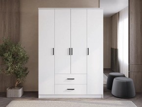 Шкаф 4-х створчатый Титан (белый) в Ишиме - ishim.mebel24.online | фото