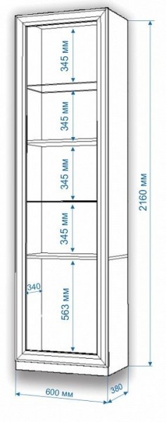 Шкаф для белья Нобиле ВтВ-ФГД-ФГК в Ишиме - ishim.mebel24.online | фото 3
