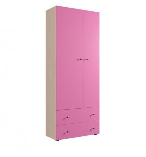 Шкаф ДМ 800 с 2-мя ящиками (розовый) в Ишиме - ishim.mebel24.online | фото