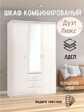 Шкаф комбинированный Дуэт Люкс с зеркалом в Ишиме - ishim.mebel24.online | фото 7
