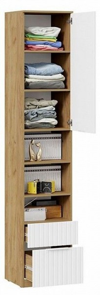 Шкаф комбинированный Хилтон Исп. 2 в Ишиме - ishim.mebel24.online | фото 5