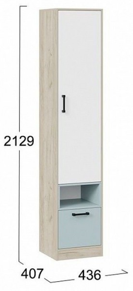 Шкаф комбинированный Оливер 401.002.000 в Ишиме - ishim.mebel24.online | фото 3
