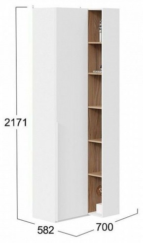 Шкаф комбинированный Порто СМ-393.21.024 в Ишиме - ishim.mebel24.online | фото 2