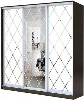 Шкаф-купе ХИТ 22-4-18-666 РОМБ БОЛЬШОЙ МАТОВЫЙ в Ишиме - ishim.mebel24.online | фото