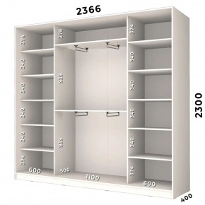 Шкаф-купе ХИТ 23-4-24/2-5555 (420) в Ишиме - ishim.mebel24.online | фото 2