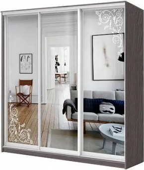 Шкаф-купе ХИТ 24-18-656 ОРНАМЕНТ в Ишиме - ishim.mebel24.online | фото