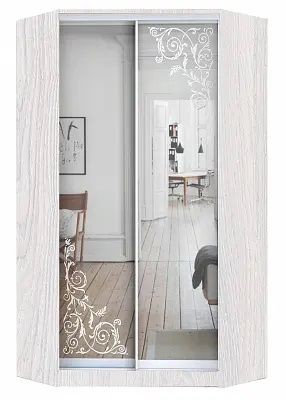 Шкаф-купе ХИТ-У-L-24-64-66 ОРНАМЕНТ в Ишиме - ishim.mebel24.online | фото
