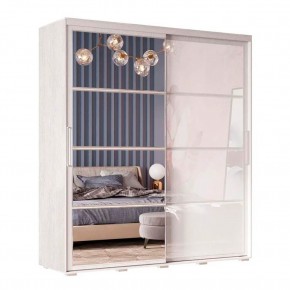 Шкаф-купе Крафт-6 1.6 м ШКК-06 (ясень белый) в Ишиме - ishim.mebel24.online | фото 3