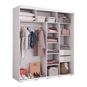 Шкаф-купе Крафт-6 (Ясень Белый) в Ишиме - ishim.mebel24.online | фото 2