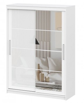 Шкаф-купе ШКП 3 Серия 2 (1600) Белый текстурный в Ишиме - ishim.mebel24.online | фото