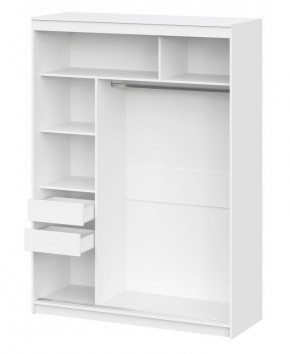 Шкаф-купе ШКП 3 Серия 2 (1600) Белый текстурный в Ишиме - ishim.mebel24.online | фото 2