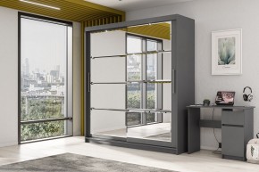 Шкаф-купе ШКП 3 МАКС (2000) Графит серый в Ишиме - ishim.mebel24.online | фото