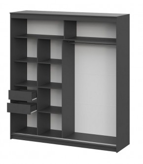 Шкаф-купе ШКП 3 МАКС (2000) Графит серый в Ишиме - ishim.mebel24.online | фото 3