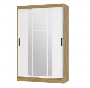Шкаф-купе Тайм ШКК-03 (крафт/белый) в Ишиме - ishim.mebel24.online | фото