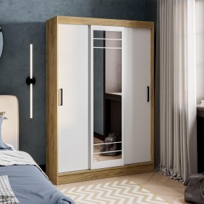 Шкаф-купе Тео ШКК-02 (крафт/белый) в Ишиме - ishim.mebel24.online | фото