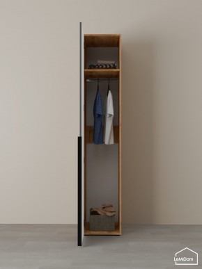 Шкаф Linnea MHR-1 2050х400х510 (ДВ-М 11.1.25) в Ишиме - ishim.mebel24.online | фото 4