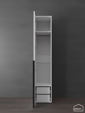 Шкаф Linnea MHR-1-3 2050х400х510 (Белый-М 11.1.1) в Ишиме - ishim.mebel24.online | фото 6