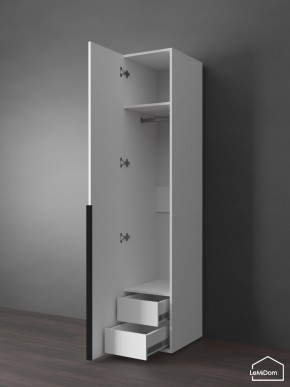 Шкаф Linnea MHR-1-3 2050х400х510 (Белый-М 11.1.1) в Ишиме - ishim.mebel24.online | фото 7