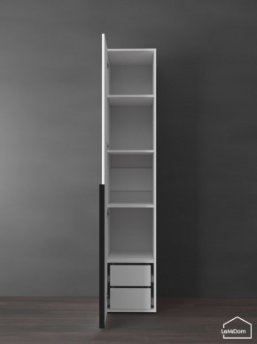 Шкаф Linnea MHR-1-3 2050х400х510 (Белый-М 11.1.2) в Ишиме - ishim.mebel24.online | фото 7