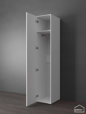Шкаф Linnea MHR-1PO 2050х400х510 (Белый-М 11.1.2) в Ишиме - ishim.mebel24.online | фото 4